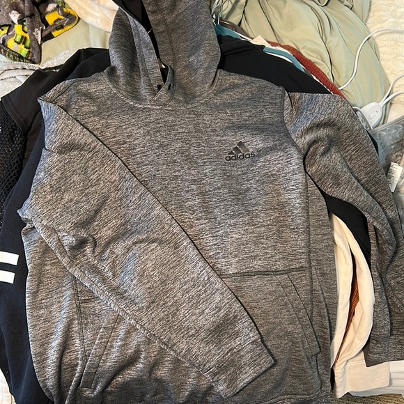 Adidas grey hoodie - Picture 1 of 2
